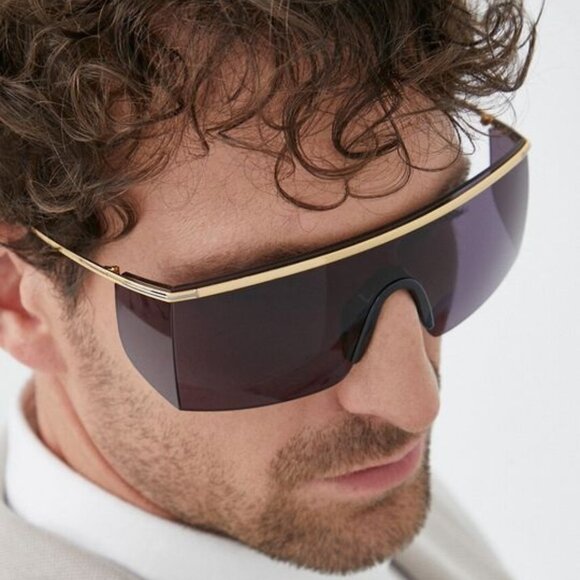 NEW Tom Ford FT0980/S 30A PAVLOS-02 Gold Grey Shield Unisex Sunglasses TF 098/S - Picture 13 of 13